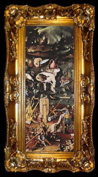 framed  BOSCH, Hieronymus Hell (mk08), ta009-2